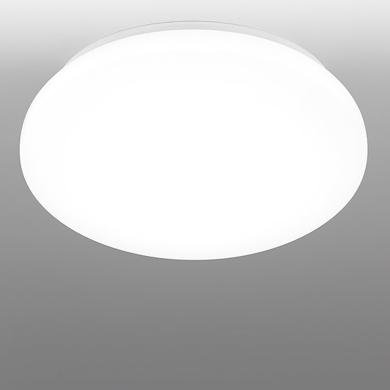 HOFTRONIC™ Badkamer plafondlamp zwart – IP44 waterdicht – 18W 1800 lumen (100lm/w) – CCT lichtkleur instelbaar (3000K, 4000K & 6500K) – Incl. Afstandsbediening – Ø30 cm – LED Plafondlamp