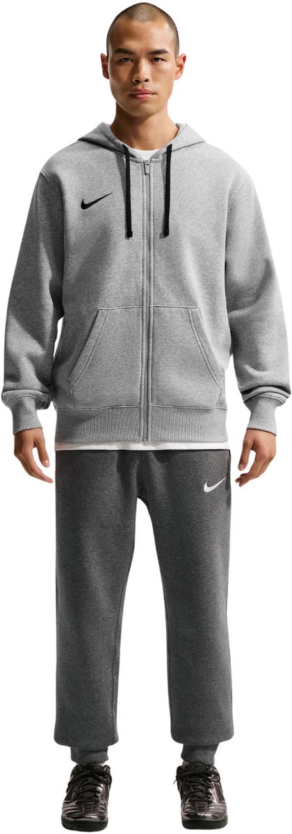 Nike Park 26 Fleece Full-Zip Hoodie Heren Grijs