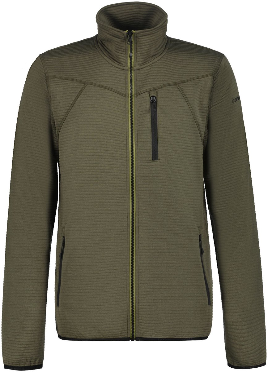 ICEPEAK berthold Fleece sweater met rits heren Groen