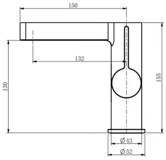 Wastafelkraan met display wit QMIX300 - WAHLBACH