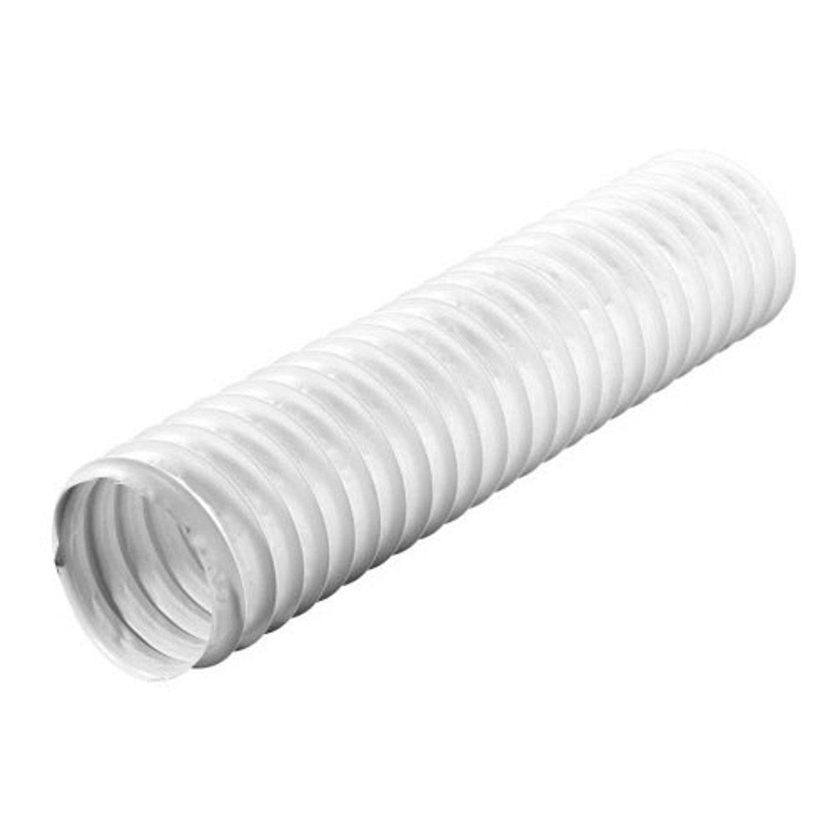 Flexibele pvc afvoerslang ø150 mm - wit 2,5 meter