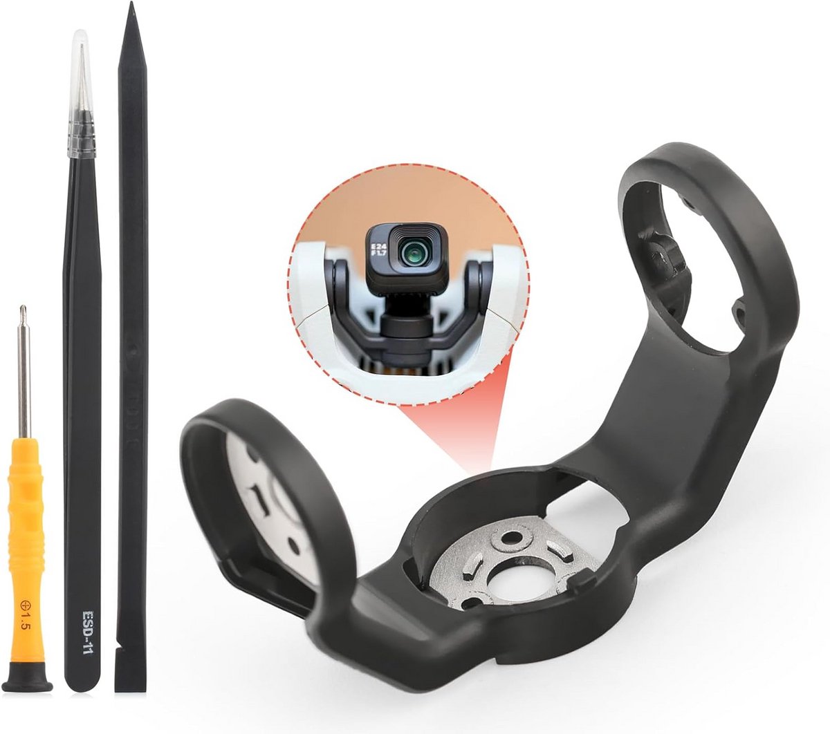 Gimbal Arm Houder - R-as Onderdeel - Drone Reparatie - Inclusief Gereedschap - 40 Gram