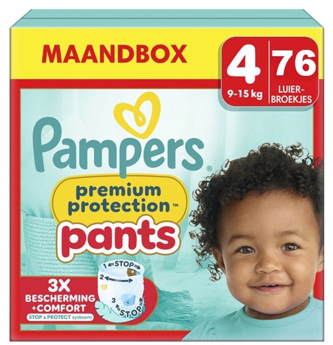 Pampers Premium Protection Pants Maat 4 - 76 Luierbroekjes - 9kg-15kg