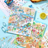 3D Sticker Puzzel sticker therapie | 2 Stuks plus Pincet | 3D Scene Food scene | 3D Stickers | Stickerpuzzel | Sticker | Stickers Volwassenen | Puzzel Volwassenen | Hobby Volwassenen | Stickers | Puzzels | Decoratieve Stickers | DIY Crafts |