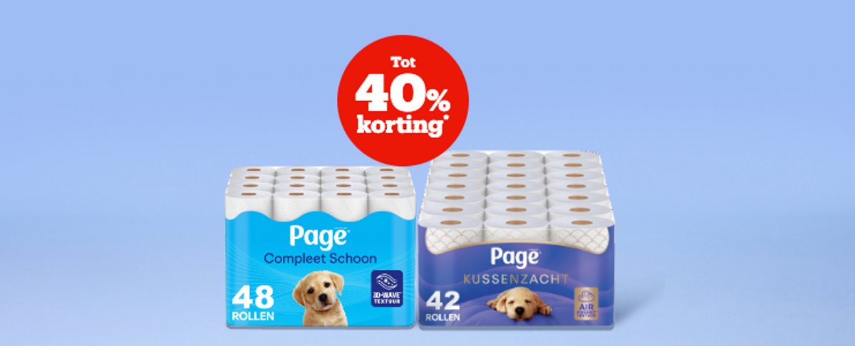 Tot 40% korting*