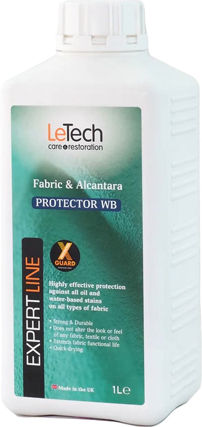 LeTech Fabric & Alcantara Protector Water Based - Stof en Alcantara Beschermer Waterbasis - 1000ml
