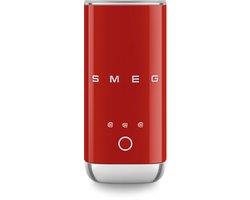 SMEG MFF02RDEU Melkopschuimer - Elektrische Melkopschuimer - 500W - Warm & Koud Melkschuim - 180 ml - Keramische Antiaanbaklaag - '50s Style - Rood