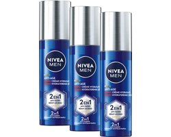 NIVEA MEN Anti-Age 2in1 Power Hydraterende Crème Gezicht - Dagcrème - Moisturizer - Normale en…