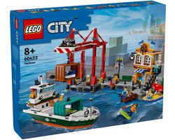 foto van LEGO City Haven met vrachtschip speelgoed - 60422