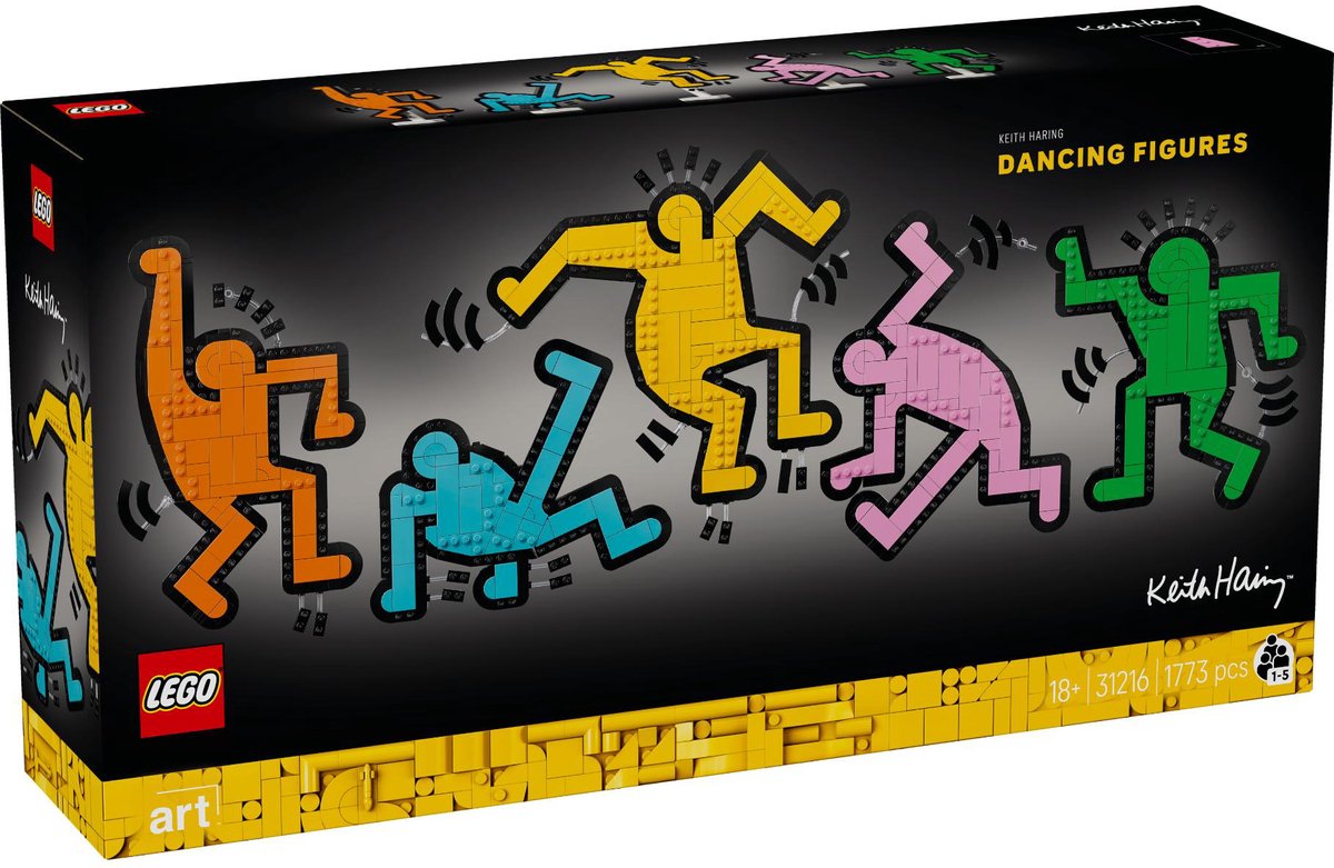 Keith Haring - Dansende figuren