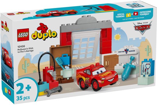 LEGO DUPLO Disney en Pixar Cars McQueens Bezoek aan Docs Garage - 10456