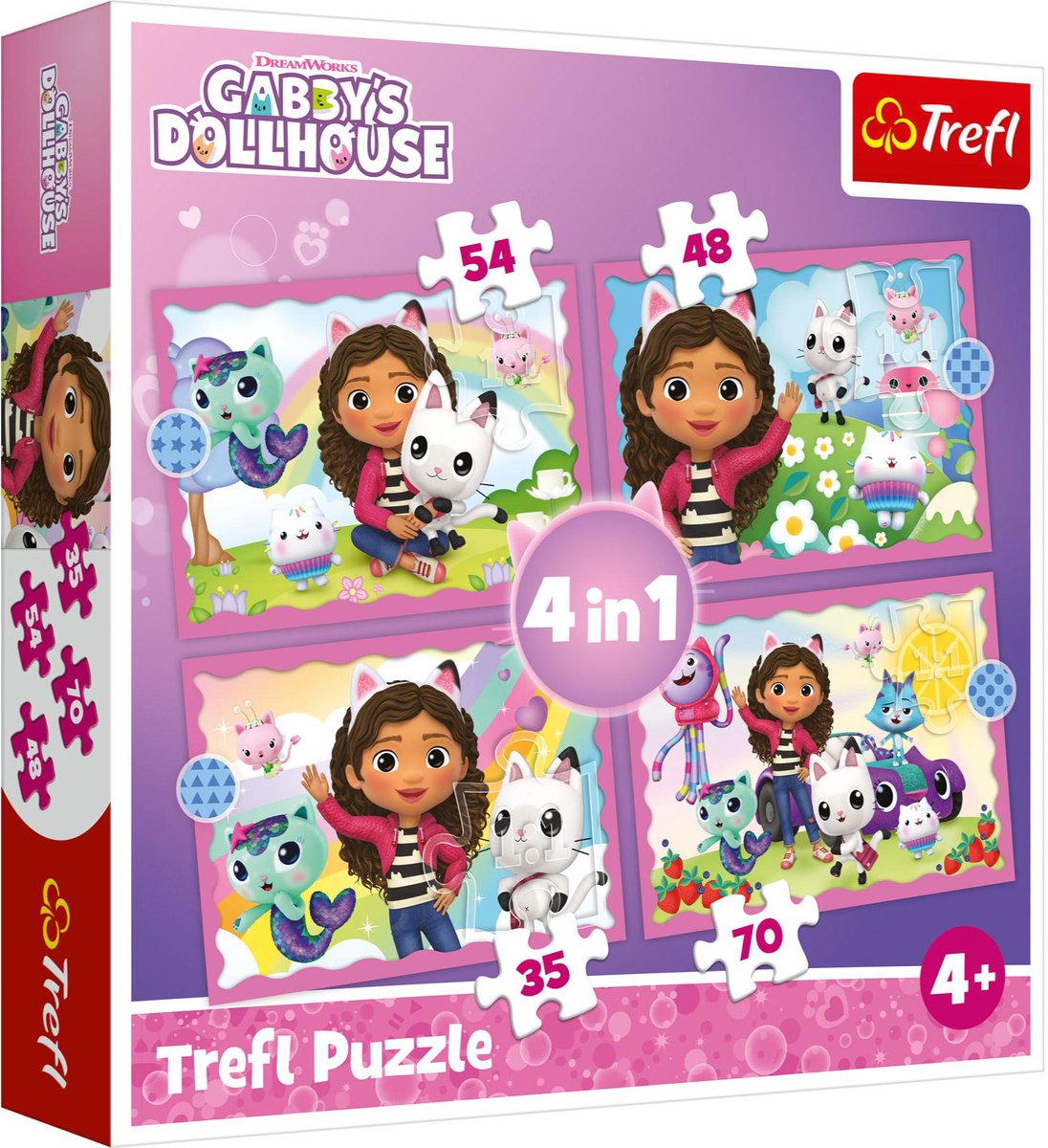 Trefl Trefl 4in1M - Gabby's adventures / Universal Gabby's Dollhou