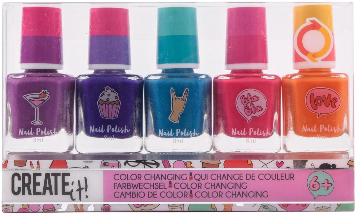 Create it! Nagellak, 5st.