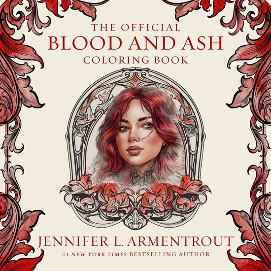 Blood and Ash-The Official Blood and Ash Coloring Book - cover