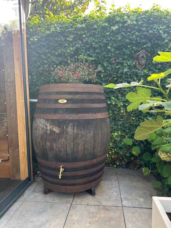 Houten regenton Whisky 500L – eikenhout – FSC – incl. kraan