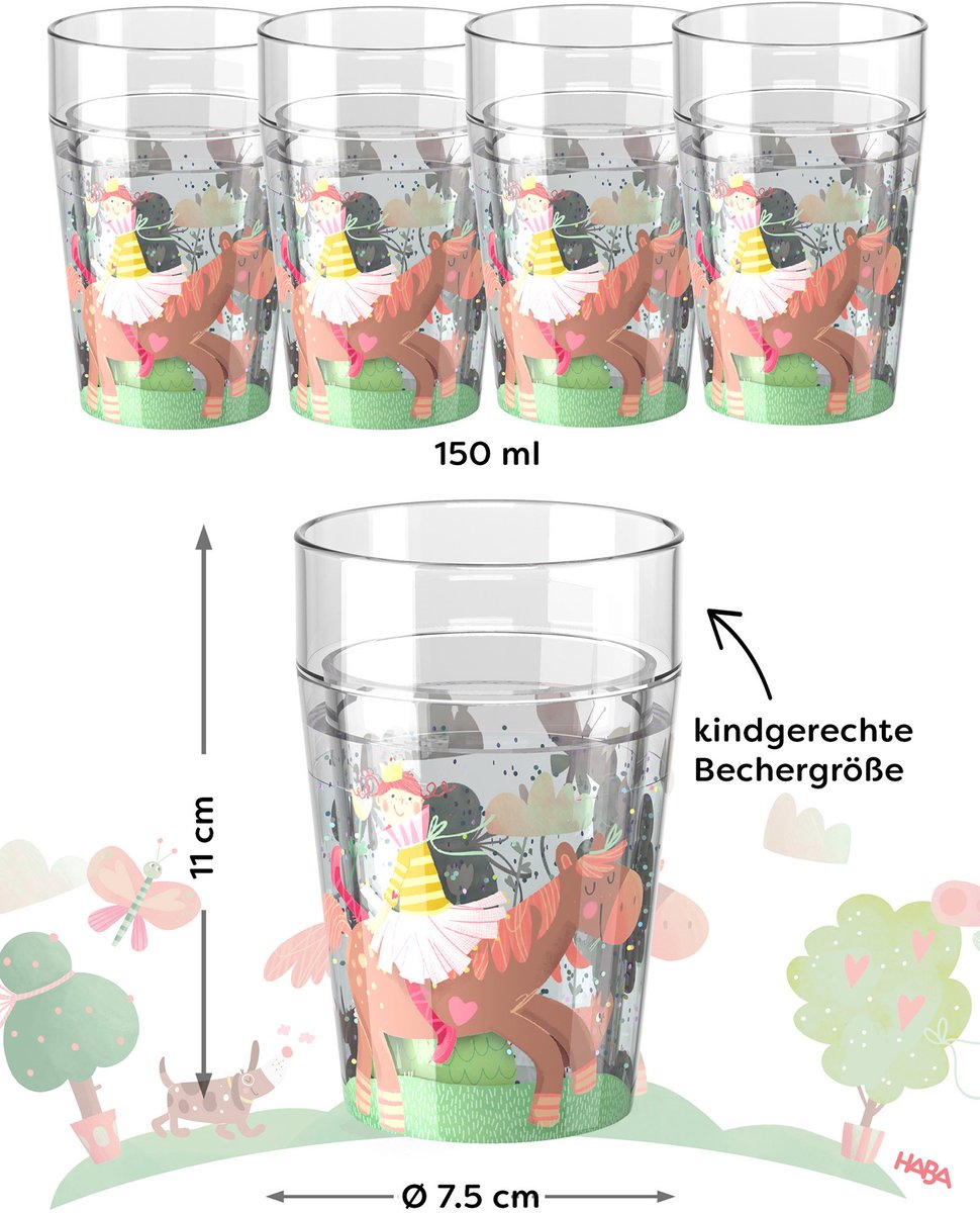 HABA Becher Glitzerbecher