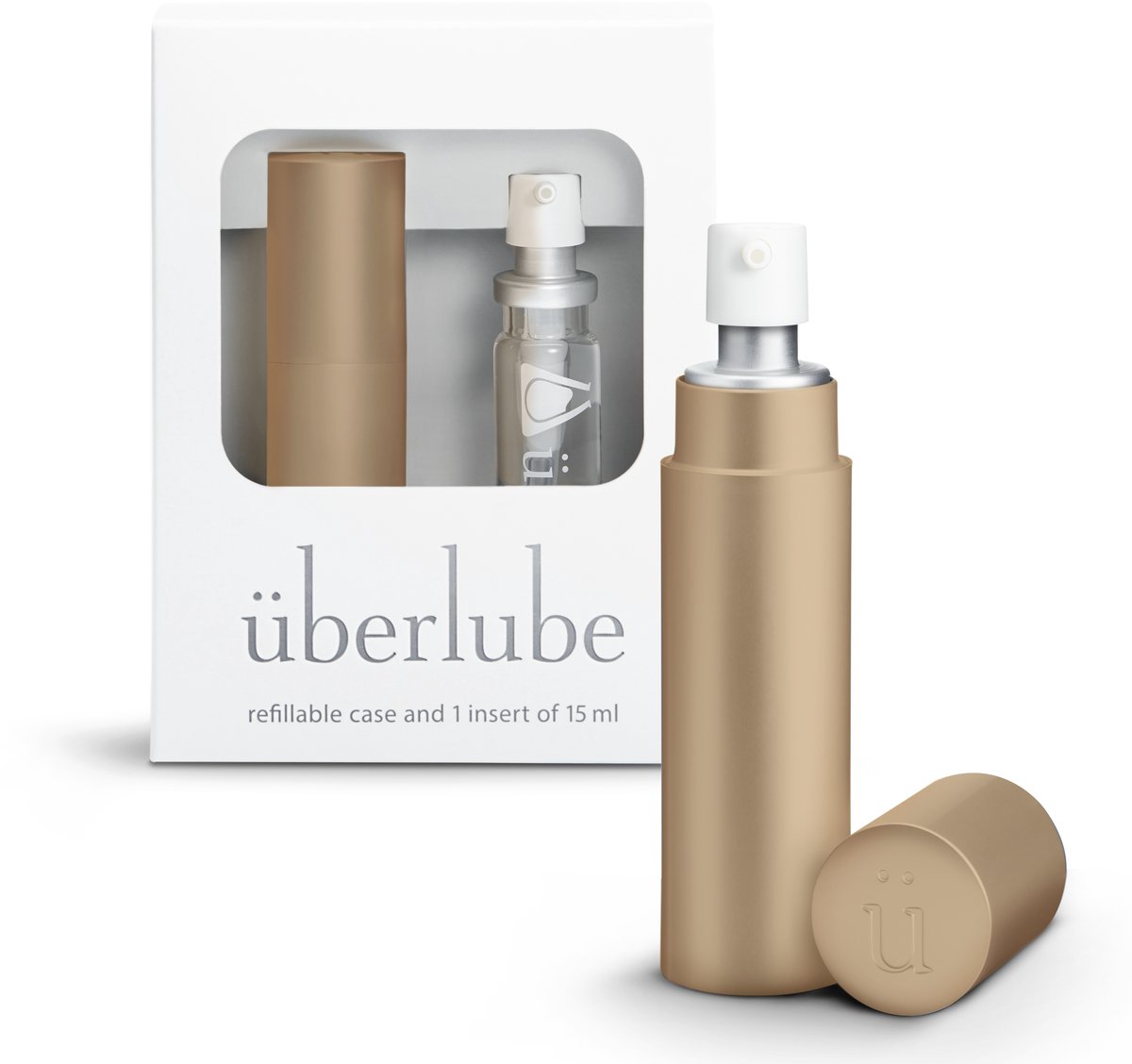 Überlube - Siliconen Glijmiddel Good-To-Go Reisverpakking - Gold