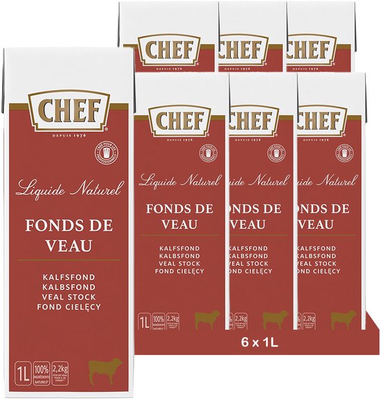 CHEF Signature Kalfsfond (6 x 1L)