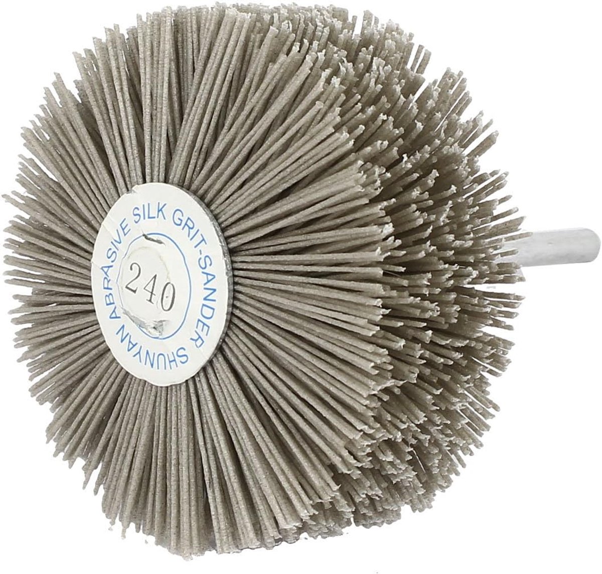 6mm Schacht 82mm Dia Hoofd 240 Grit Siliciumcarbide Schurende Nylon Wiel Borstel Slijpen Tool voor Metaalbewerking (1 stuk) - Verwijderen van Roest en Verf