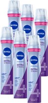 6x Nivea Hair Spray Extra Strong 250 ml - Cheveux