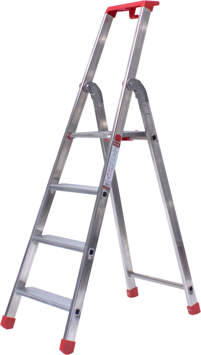 Alu-Top Huishoudtrap 4 treden | 148 cm