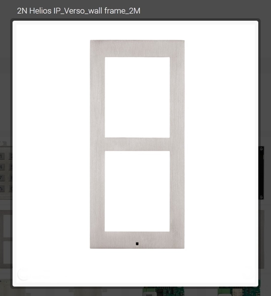 2N Helios IP Verso Deurintercom met Camera en Deuropener - afbeelding 3