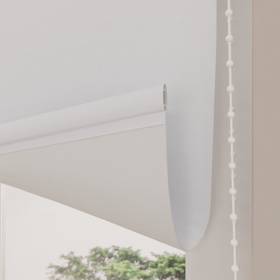 Store à enrouleur Easy Blackout Off White 90 x 190 cm