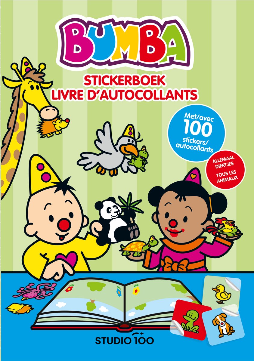 Bumba - Stickerboek - Dieren - Met 100 stickers
