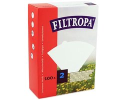 Filtropa Koffiefilters Nr.2 - Wit (100 stuks)