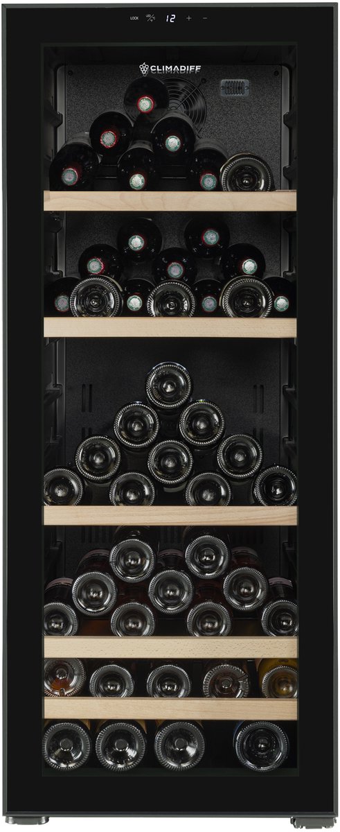 Climadiff CEPAGE108- vrijstaande wijnklimaatkast - 1 zone - - Climadiff - €799,00