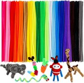 Allerion Gekleurde Pijpenragers – Set van 400 Chenilledraden – 20 Kleuren, 30 cm Lang – Voor Knutselen, DIY, Hobby en Creatieve Projecten – Chenille Draad – Flexibele Pijpenragers voor Kinderen en Volwassenen