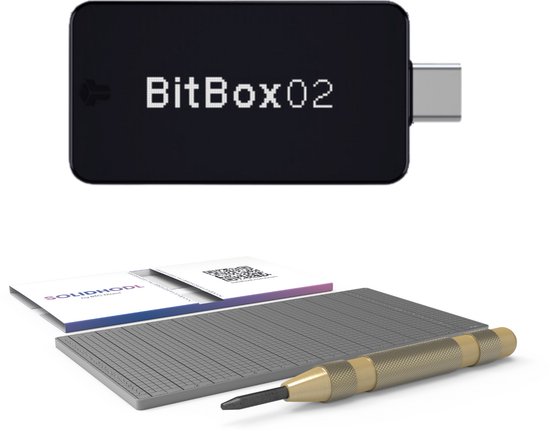BitBox02 Multi + SOLIDHODL - Voordeelbundel - Hardware Wallet - Wallet voor Bitcoin, Ethereum en vele andere crypto