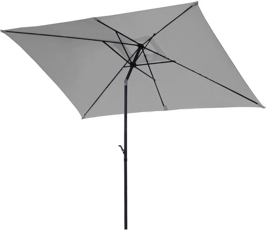 NATERIAAL - Parasol AURA - Rechthoekig - L.280 X B.390 Cm - 11.31 M² Zonwering 100 Uv Waterafstotend Kantelbaar 360° Draaibaar Aluminium NATERIAAL - Parasol AURA - Rechthoekig - L.280 X B.390 Cm - 11.31 M² Zonwering 100 Uv Waterafstotend Kantelbaar 360° Draaibaar Aluminium