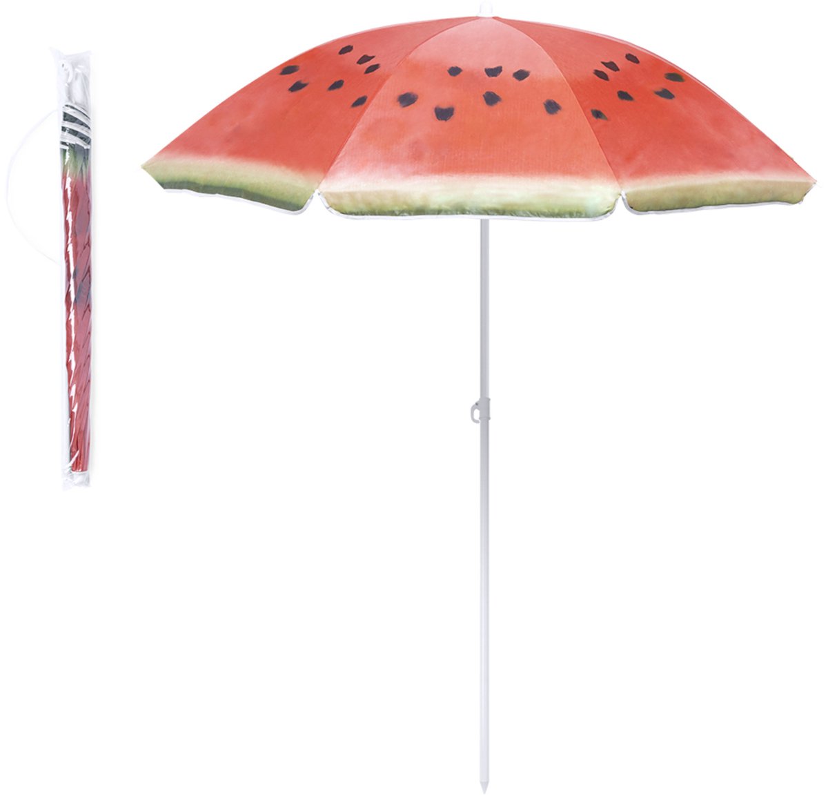 Makito Strand parasol Watermeloen - D160 cm thumbnail 5