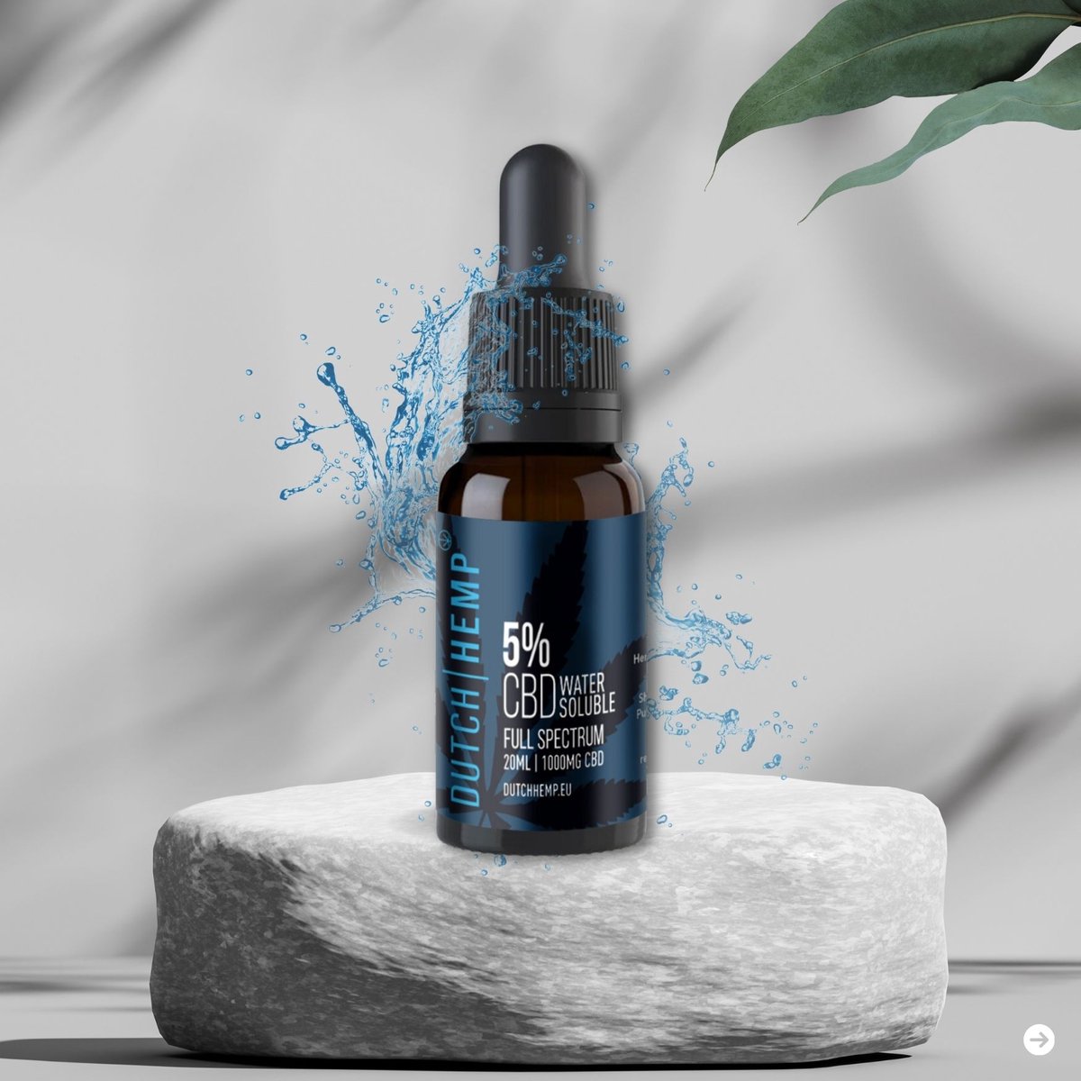 Dutch Hemp wateroplosebare CBD 5% - 20 ml