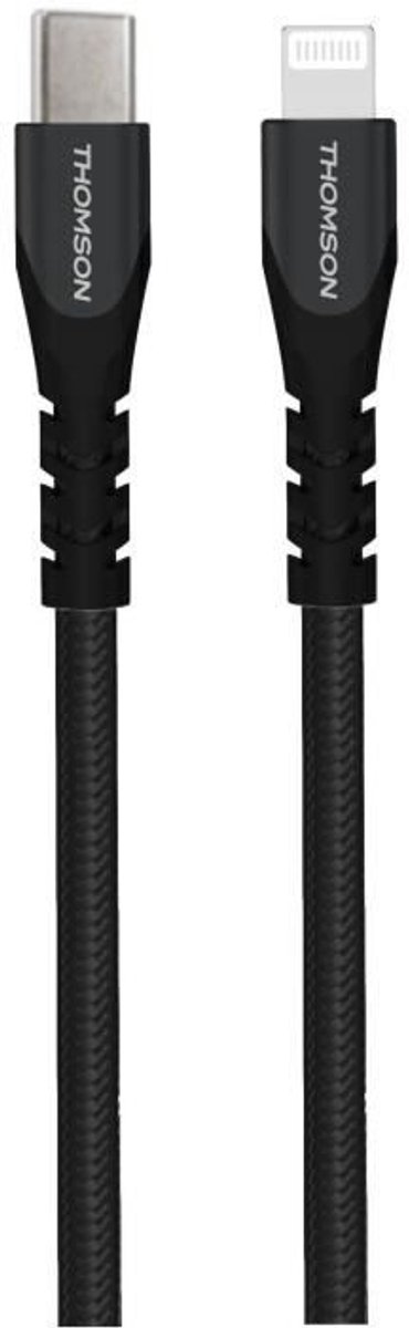 Kabel - THOMSON - Opladen & Data - USB-C naar Lightning 3A - MFI-gecertificeerd - 1,5 m