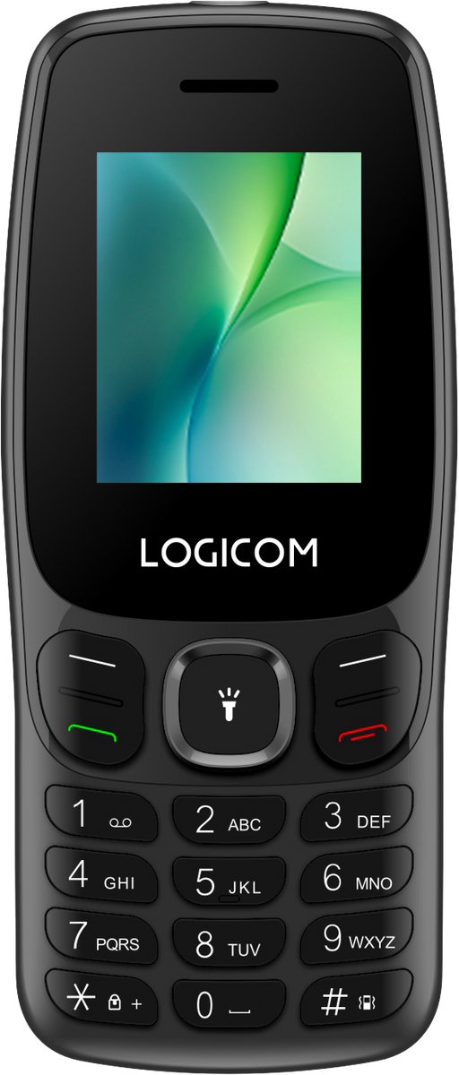 Logicom - Posh 405 - Gsm - 4G - 128MB - Zaklamp - Feature Phone - Zwart