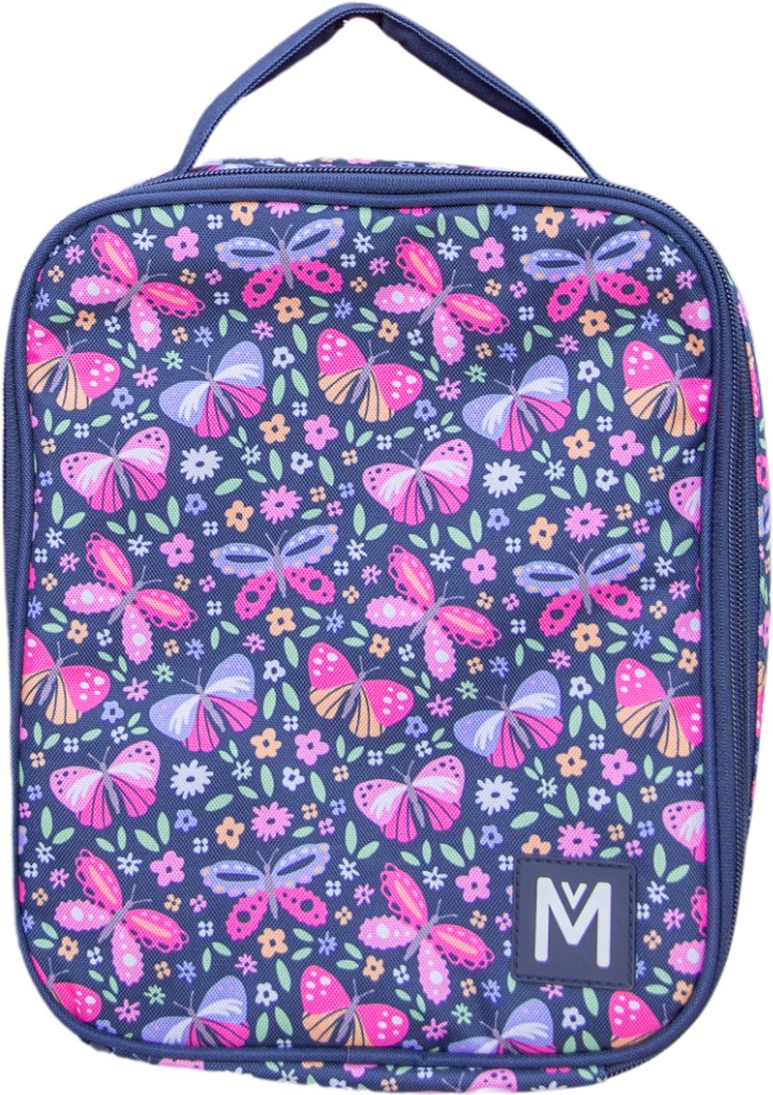 MontiiCo koeltas Large - thermo lunchtas - Butterflies