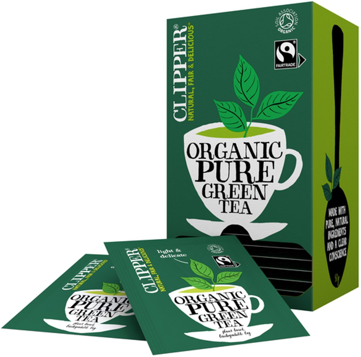 Thee Clipper Fairtrade Green bio 25stuks