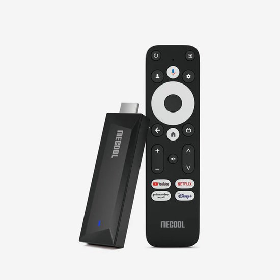 MeCool MEgo1 4K Chromecast - Google TV 12 Stick - Mediaplayer - 4K - Netflix Gecertificeerd