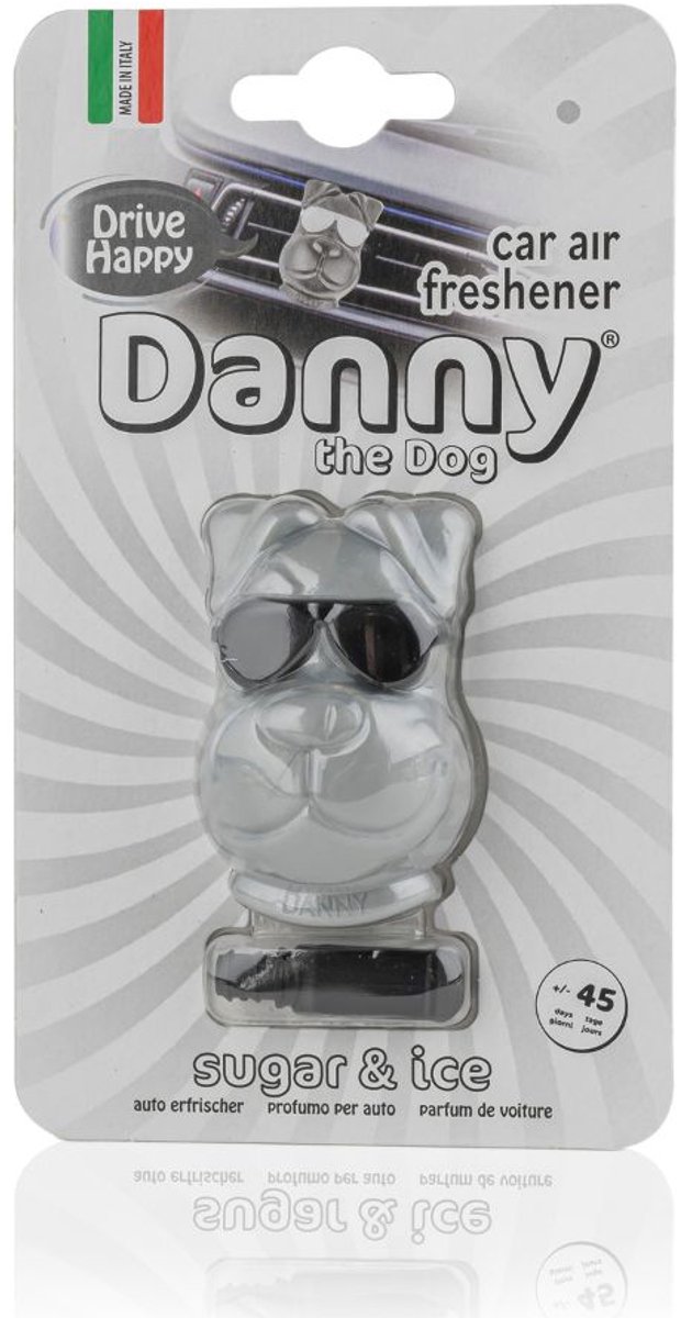 Danny The Dog – Autoparfum - Sugar & Ice - 6 tot 8 weken geur - Autogeur
