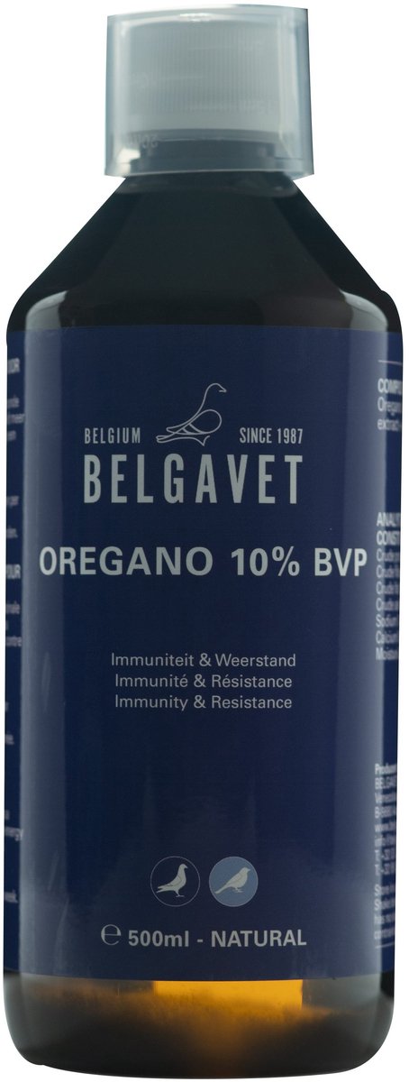 Belgavet Oregano 10 % BVP 500ml - voor postduiven