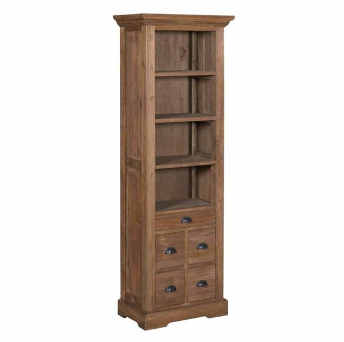 Tower Living Bologna Boekenkast teakhout 66x50x191 cm - Naturel