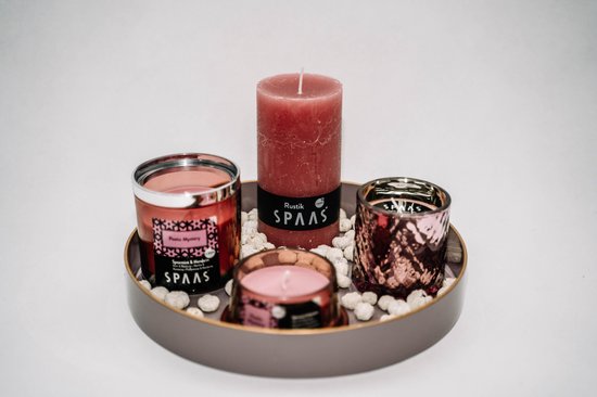Cadeaupakket kaarsen-roze-(Crystal) - moederdag cadeau - cadeaupakket  moederdag | bol.com