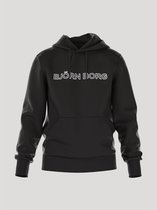 Björn Borg Essential 3 Hoodie Heren Trui met Capuchon - Katoen - Zwart- Maat M