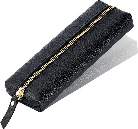 Alassio 43142 - pennenrol van echt leer, pennenetui lichtgroen, slet ca. 21 x 6 cm, etui rond, etui voor schrijfgerei, luier met ritssluiting Alassio 43142 - pennenrol van echt leer, pennenetui lichtgroen, slet ca. 21 x 6 cm, etui rond, etui voor schrijfgerei, luier met ritssluiting