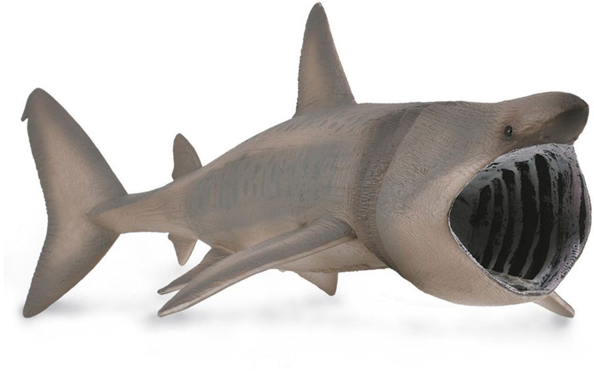 Figurine - Reuzenhaai - (Xl) - Zeedieren - Handgeschilderd - Miniatuur van Collecta in Grijs – productfoto