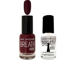 Halal Nagellak - BreathEasy - Nagellak no. 21 + Base&Top - Comi Deal - waterdoorlatend - luchtdoorlatend - Halal