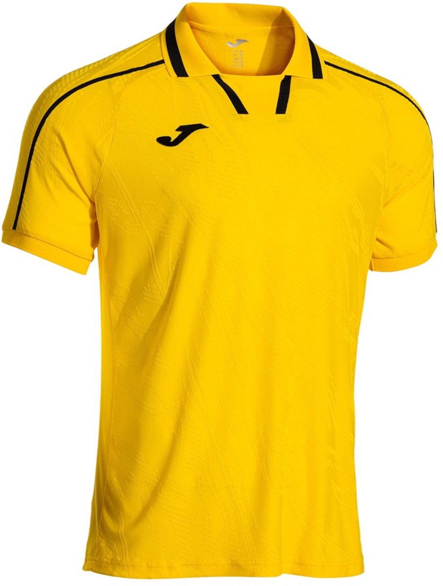 Joma Fit One T-shirt Met Korte Mouwen Geel XL Man