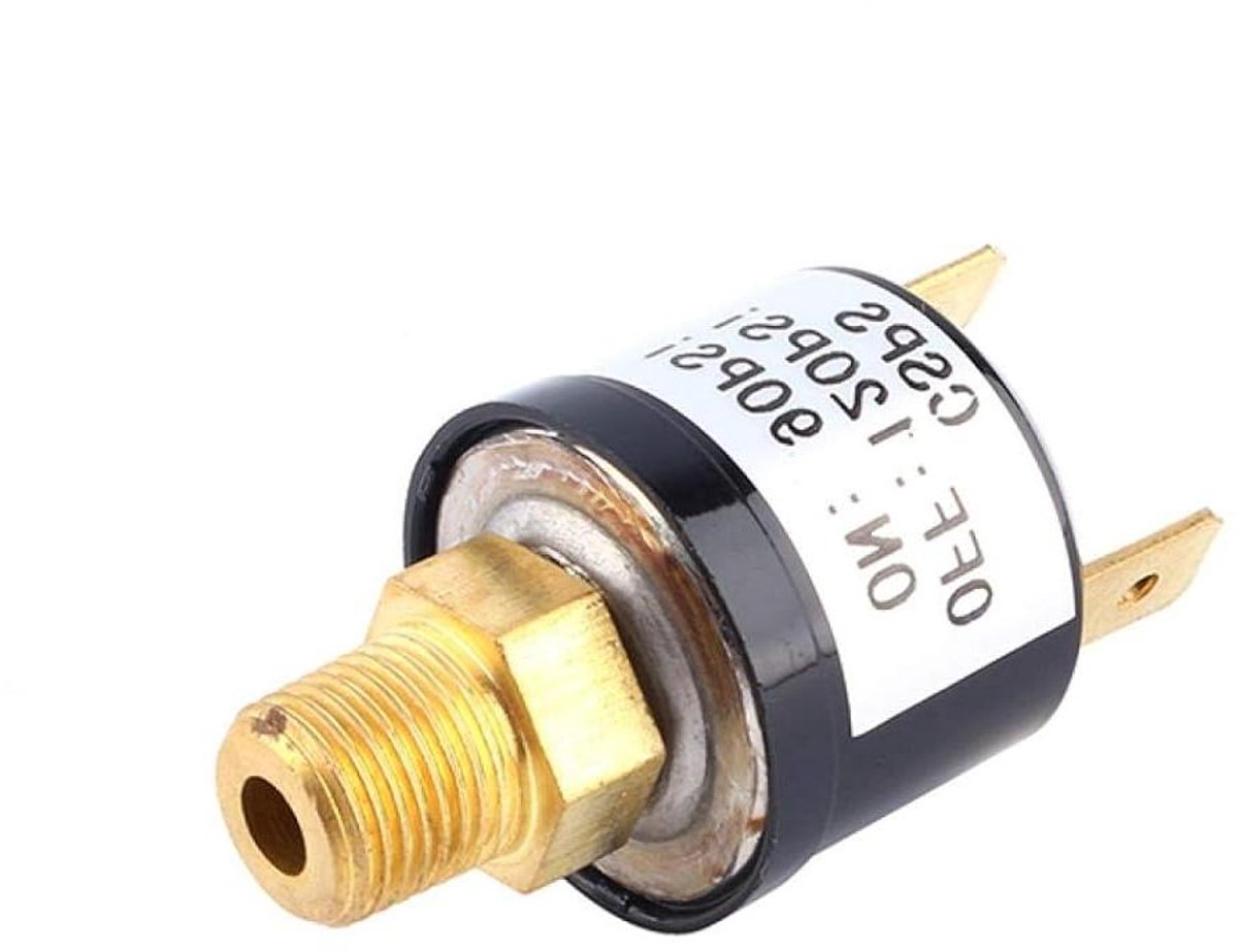 Luchtcompressor drukschakelaar 90-120 PSI - Drukregeleenheid ventiel met heavy duty design